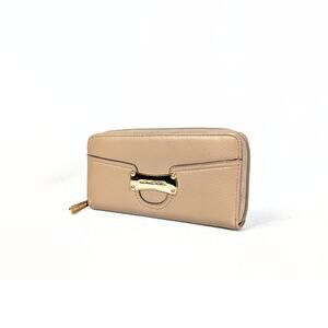 Pre-owned Michael Kors Saratoga Zip Around Continental Wallet
